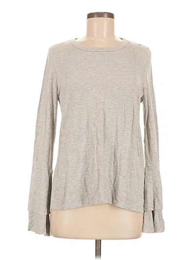 Pre-owned Per Se Long Sleeve T-shirt In Gray