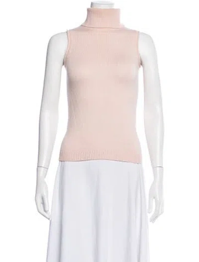 Pre-owned Per Se Merino Wool Turtleneck Sweater