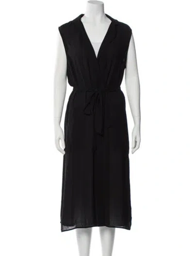 Pre-owned Per Se Sleeveless Tunic In Black