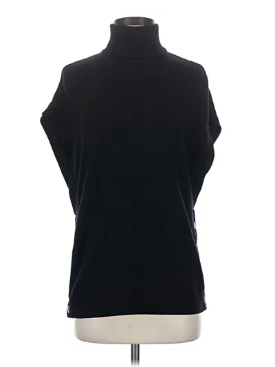 Pre-owned Per Se Sweater Vest In Black