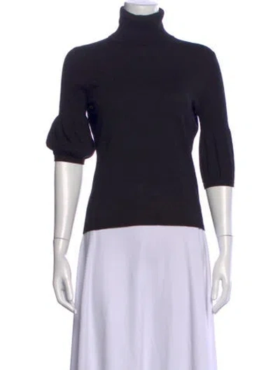 Pre-owned Per Se Turtleneck Sweater In Blue