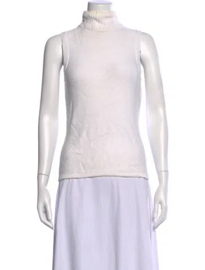 Pre-owned Per Se Turtleneck Sweater In Gray