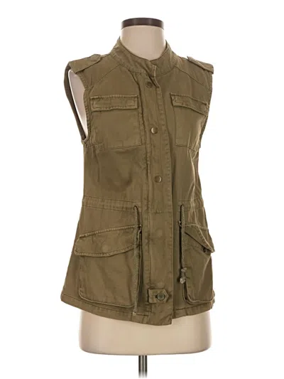 Pre-owned Per Se Vest In Green
