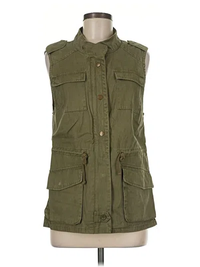 Pre-owned Per Se Vest In Green