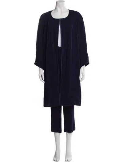 Pre-owned Per Se Wool Set W/ Tags In Blue