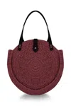 Peraluna Brown Kai Bag Hand Knitted Women's Shoulder Bag  / Pale Brick Color In Brown
