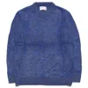 Peraluna Eclipse  Knit Fully Tie Die  Fluffy Jumper For Men In Cobalt Blue In Blue