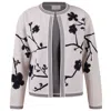 Peraluna Lady Sakura Knit Jacket In Beige In Beige