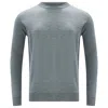 Peraluna Men's Basic Crew Neck Knitwear Pullover - Grey In Grey