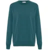 Peraluna Men's Blue Mateo O Neck Pullover In Turquoise In Blue