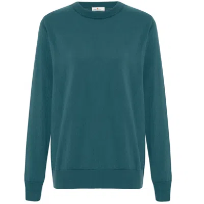 Peraluna Men's Blue Mateo O Neck Pullover In Turquoise