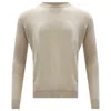 Peraluna Men's Brown Basic Crew Neck Knitwear Pullover - Beige In Brown