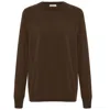 Peraluna Men's Mateo O Neck Pullover In Brown In Brown