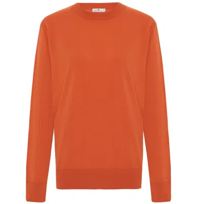 Peraluna Men's Yellow / Orange Mateo O Neck Pullover In Orange In Yellow/orange
