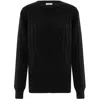 Peraluna Men's Zacha O-neck Waffle Knit Pullover In Black In Black