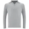 Peraluna Polo Neck Fine Knitwear Men's Pullover - Grey In Grey
