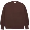 Peraluna Women's Annette O-neck Pullover In Dark Brown In Brown
