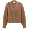 Peraluna Women's Brown Olivia Cardigan - Camel Melange In Brown