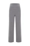 Peraluna Women's Cashmere Blend Straight-cut Knit Trousers -  Grey In Grey