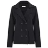 Peraluna Women's Classic-fit Blazer Knitwear Jacket - Black In Black