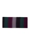 Peraluna Women's Green / Pink / Purple Color Transition Knit Shawl In Purple / Green In Green/pink/purple