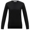 Peraluna Women's Grey Vanessa Slit Detailed Asymmetric Fine Pullover - Anthracite In Grey