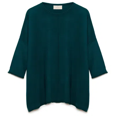 Peraluna Women's Helion Loose Fit Knit Jumper In Dark Green