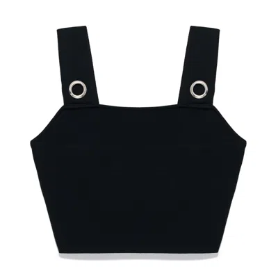Peraluna Women's Martha Knit Bralette In Black