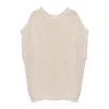 Peraluna Women's Neutrals Fiona Openwork Knit Tunic In Créme