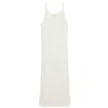 Peraluna Women's Neutrals Honeymoon Openwork Knit Beach Dress In Créme