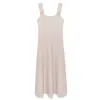 Peraluna Women's Neutrals Madison Knit Summer Dress In Stone