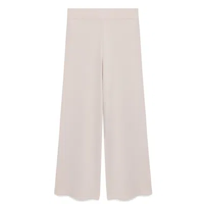 Peraluna Women's Neutrals Memphis Knit Trousers In Stone
