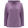 Peraluna Women's Pink / Purple Cashmere Blend Knit Hoodie Pullover Sweater - Dark Lilac In Pink/purple