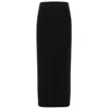 Peraluna Women's Rib Knitted Cashmere Blend Knitwear Pencil Skirt - Black In Black