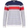 Peraluna Women's Sofia Pure Organic Cotton Pullover In Navy In Blue