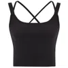 Peraluna Women's Strap Knitwear Bustier - Black In Black