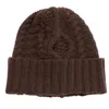 PERALUNA WOMEN'S TWINKLE CABLE KNIT BEANIE IN BROWN