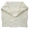 Peraluna Women's White Cable Knit Cashmere Blend Knit Neck Warmer In Ecru In White