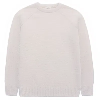 Peraluna Women's White Hazel O-neck Puffy Pullover In Beige