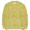 Peraluna Yellow / Orange Eclipse  Knit Fully Tie Die  Fluffy Jumper For Men In Yellow In Yellow/orange