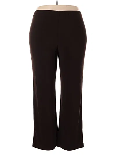 Pre-owned Perceptions Active Pants In Brown