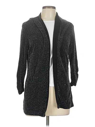 Pre-owned Perceptions Cardigan Sweater In Gray