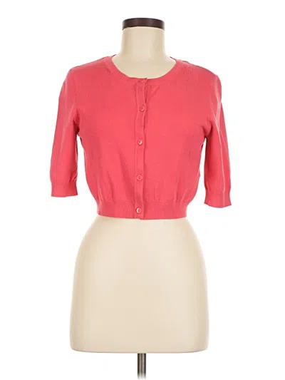 Pre-owned Perceptions Cardigan Sweater In Pink