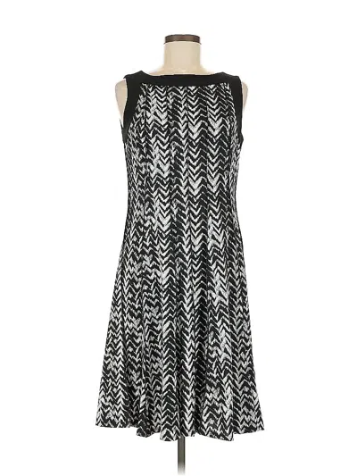 Pre-owned Perceptions Casual Dress In Black