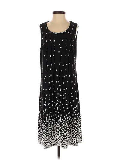 Pre-owned Perceptions Casual Dress In Black
