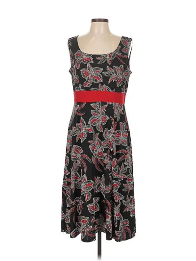 Pre-owned Perceptions Casual Dress In Black