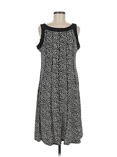 Pre-owned Perceptions Casual Dress In Black