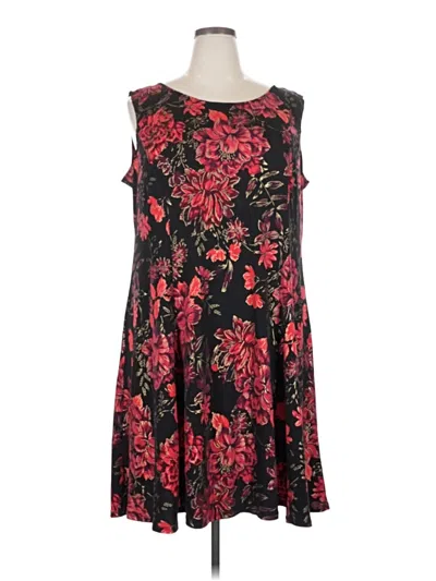 Pre-owned Perceptions Casual Dress In Black