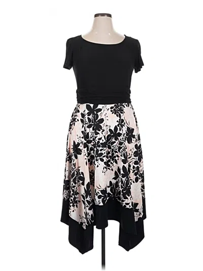 Pre-owned Perceptions Casual Dress In Black