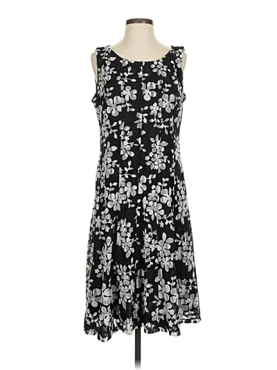 Pre-owned Perceptions Casual Dress In Black